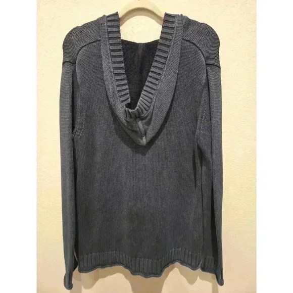 Chico's Women's V-Neck Pullover Sweater Blue Size 1 Long Sleeve 8/10 Regular - Picture 8 of 11